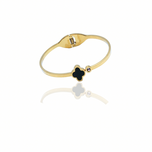 Modern Bracelet Black Gemstone For Women And Girls