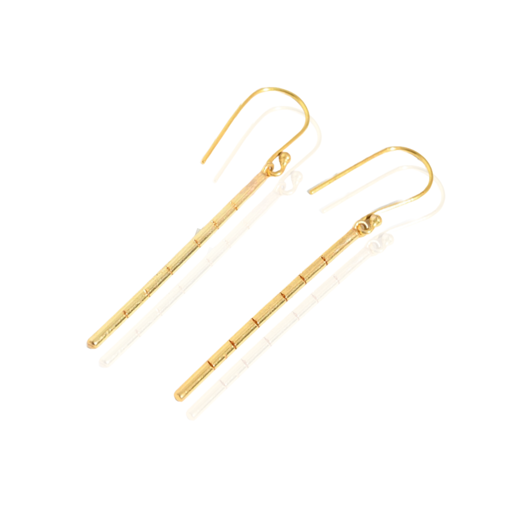 Unique Bamboo Earrings