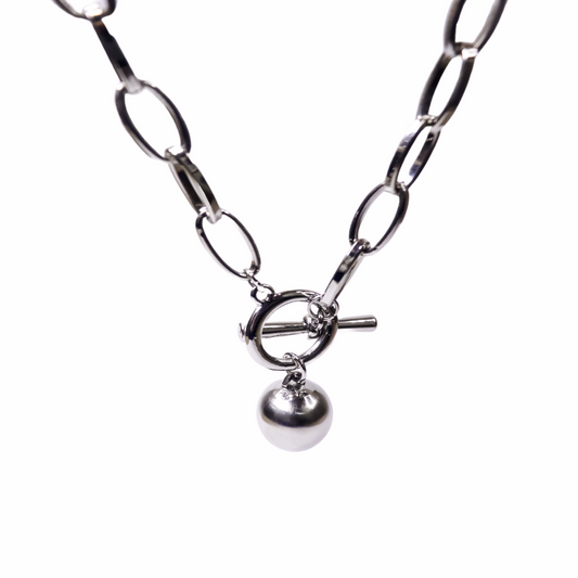 Silver Chain Neck Piece, Anti Tarnished For Women and girls